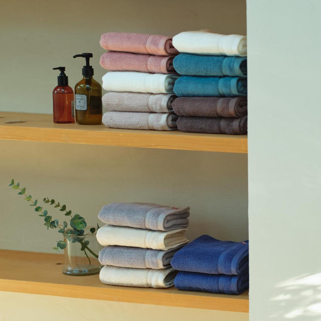 Умное банное полотенце Nishikawa Imabari 34X120см Стираемый хлопок Тонкое банное полотенце, как капля воды Вор Друг для вашей кожи Мягкое и пушистое Сделано с Paffil