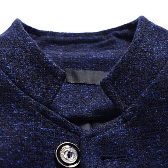 Пальто со стойкой воротником, ультрамягкий полиэстер, деловой пиджак-пальто для бизнеса