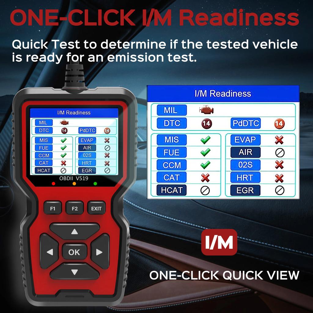 OBD2 сканер Live Data Professional Mechanic OBDII диагностический код считыватель инструмент для Check Engine Light