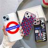L-London U-Underground For IPhone 14 13 12 Mini 11 Pro XS Max X XR 14 Plus Tempered Glass Cover