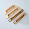 Antique Solid Wood Cabinet Handle Bronze Colour Cabinet Pull Retro Pull Handle  Cupboard