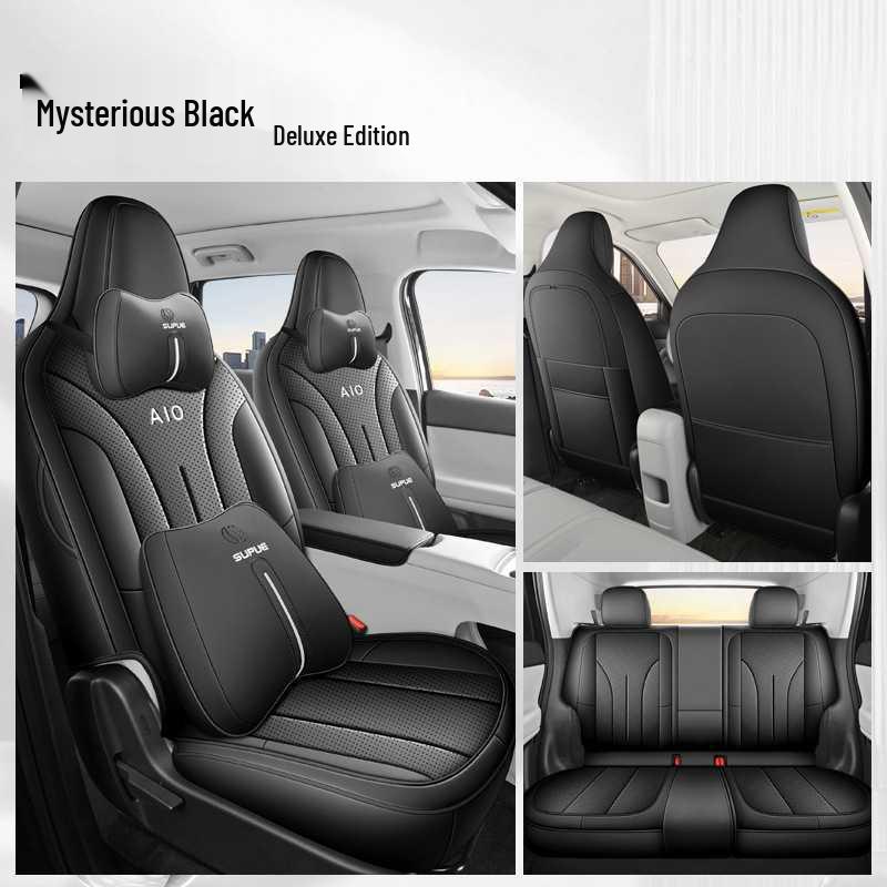 Чехлы на сиденья автомобиля Leapmotor A10 2026 года, Полное покрытие, Перфорированная кожа, Дышащие, Специальный крой для модели с лидаром 500 км.