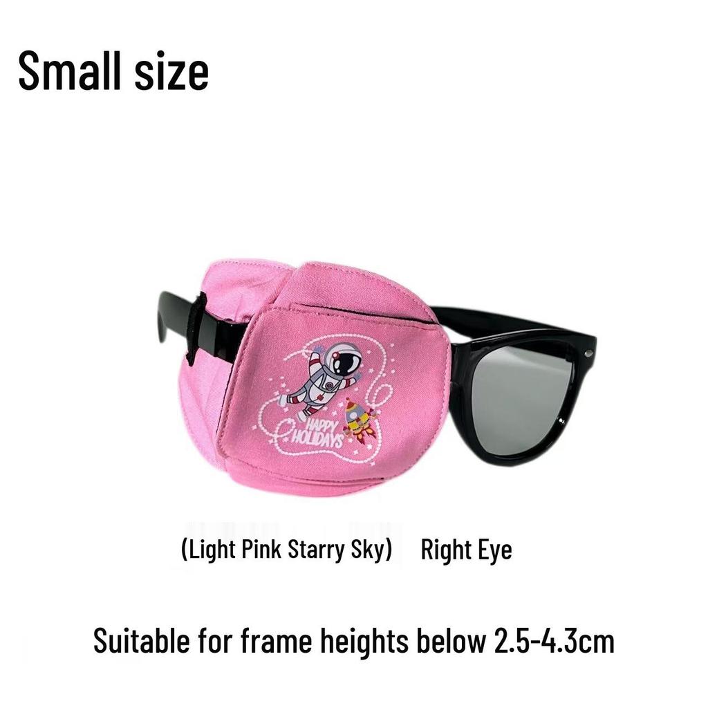 Детский патч для глаз из чистого хлопка при амблиопии для послеоперационных тренировок зрения и коррекции косоглазия/дальнозоркости