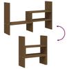 Monitor Stand Honey Brown (39 72) * 17 * 43 cm Solid Pine Wood