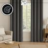 Ready-made velvet curtain with thick grey frog tape, blackout