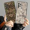 Чехол для Samsung Galaxy A03 A01 A02 A10 A20 A50 A70 A04 A05 A30 A40 A06 Note 20 Ultra 9 10 Мягкая задняя крышка телефона Камуфляж
