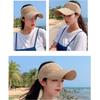Anti-UV Sports Visor Caps Large Brim Baseball Cap Cool Sun Hats  Summer Outdoor