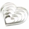 Kai Brand KAI Cookie Mold Kai House Select Heart Cutting Die Set of 5 Made In Japan DL6191