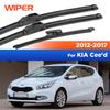 Для KIA Cee'd Ceed 2012-2017 2013 2014 2015 2016 Дворники Передние и Задние Щетки Стеклоочистителя Лобовое Стекло Окно Щетки 26"+14"+12"