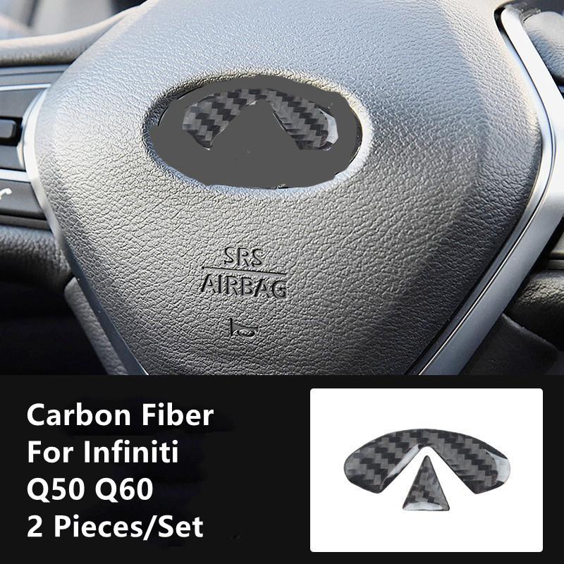 Углеродное волокно, модификация салона автомобиля, накладка, полоски, декоративные наклейки для Infiniti Q50 Q60, внутренний Стайлинг автомобиля