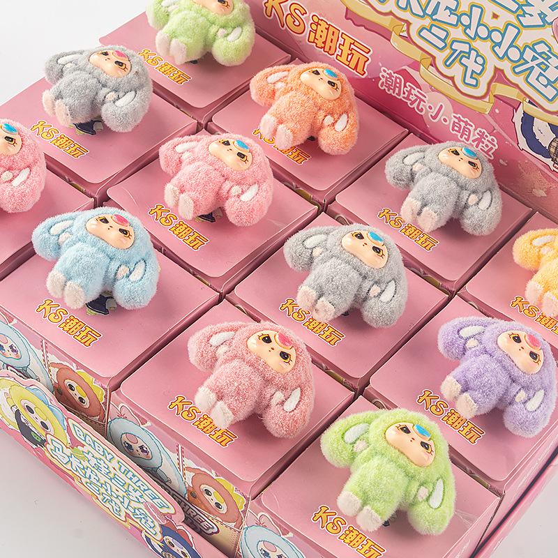 Популярная рождественская кукла Abubu от Pop Mart, елочное украшение, игрушка-сюрприз