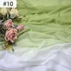 100D Chiffon Fabric Gradient Color Organza Tulle Fabric For Diy Ancient Style Hanfu Dress Stage Dance Costume  Drape Decor Craft