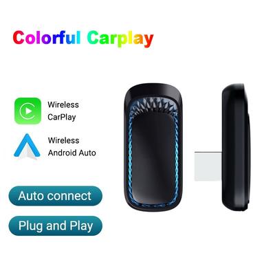 Беспроводной автомобильный адаптер CarPlay 2-в-1, USB-автоконвертер, Plug and Play, совместим с проводными автомобильными системами Apple CarPlay