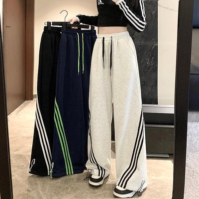 Женские брюки-гарды с тремя штифтами в стиле ретро, для ранней весны, в уличном стиле, для спорта, свободные, универсальные, повседневные брюки