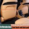Для Mercedes-Benz E-Class W214 S214 2024 защитная накладка на спинку сиденья от пинков, декоративные элементы интерьера автомобиля