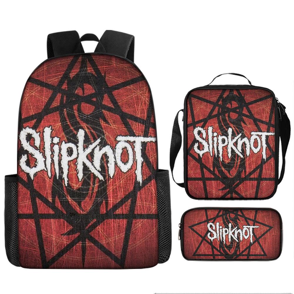 Рюкзак на Хэллоуин Тяжелый Металл Рок Slipknot Рюкзак с Цифровой Печатью Сумка Через Плечо Пенал