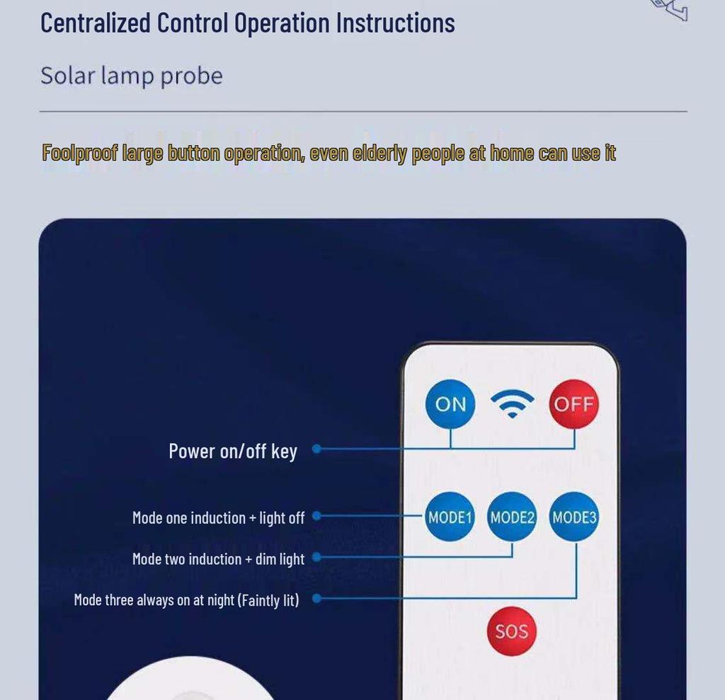 Solar-Powered Garden Light with Camera Simulation, Motion Sensor, Dusk-to-Dawn, Anti-Theft, and Street Lighting