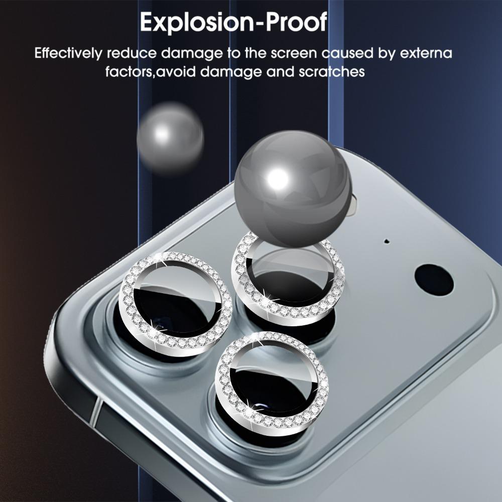 1-3 шт. Роскошные Защитные Наклейки с Алмазами для Камеры iPhone 17 Pro Max, Закаленное Стекло-Защита для Объектива Камеры iPhone 17 Pro 17 Air