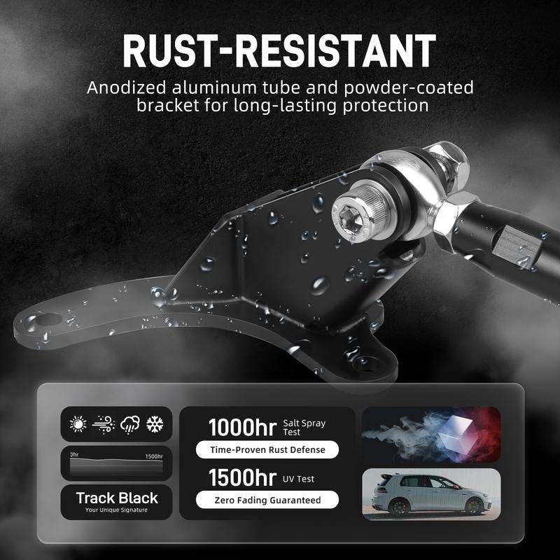 BEVINSEE Performance Front Struct Tower Bar for VW for Golf MK7/7.5 GTI R for Golf GTI R 7/7.5 Sportwagen/Alltrack