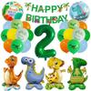 Dinosaur-themed Banner Birthday Party Decoration for Children's Birthday Party - Digital Balloon Decoration