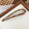 Ацетатный леопардовый принт геометрическая палочка для волос простая U-образная женская заколка для волос китайские элегантные ретро спиральные аксессуары для укладки волос