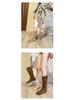 Women's Camel Suede Thigh-High Slouch Boots - Autumn/Winter 2025 Fashion, Flat Heel, Wide Calf, Round Toe