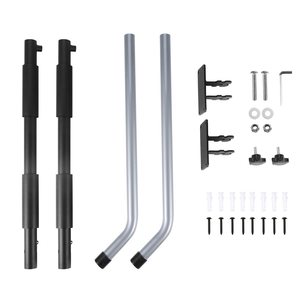 1 Pair of Wall Mount Storage Rack for Car Rooftop Cargo Box Paddle Board