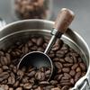 30ml Walnut Wood Coffee Scoop Stainless Steel Long Handle Measuring Spoon for Coffee Tablespoon Kitchen Tool Cafe Accessories