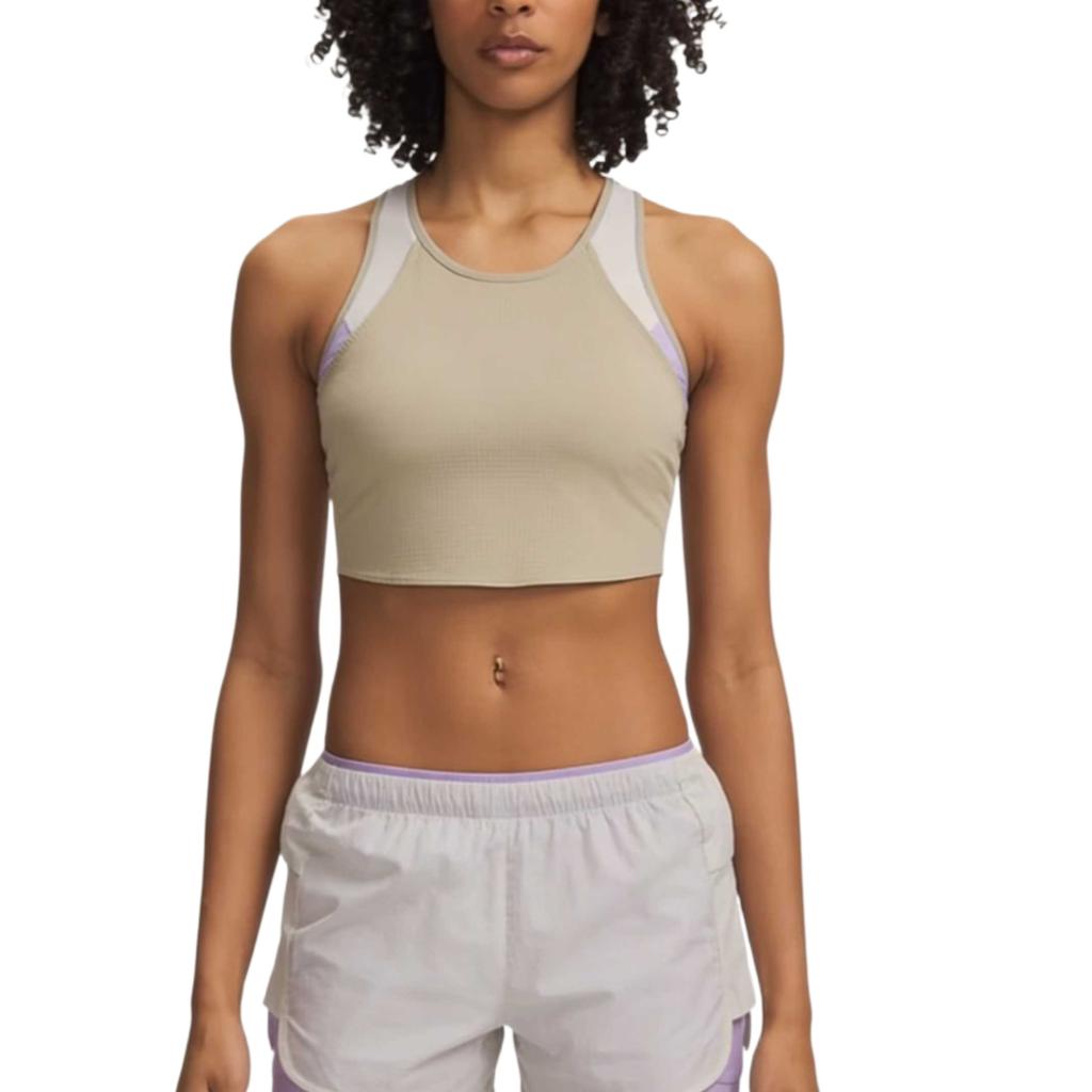 Under Armour Прилегающий дышащий однотонный спортивный топ женский топы 6010811-299