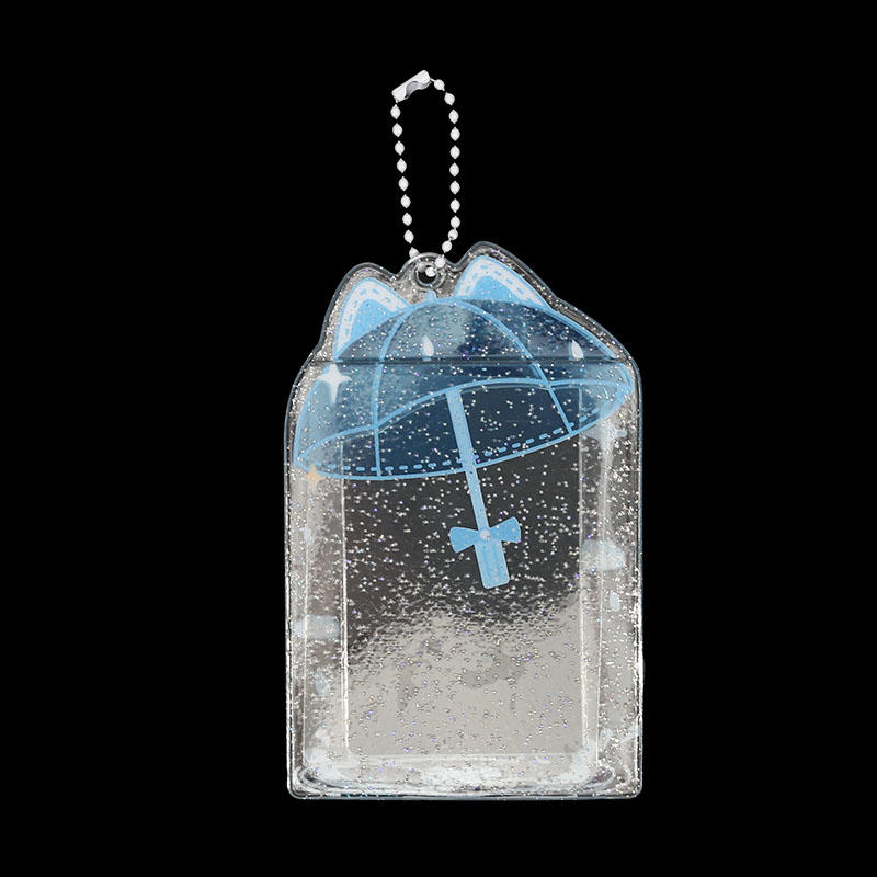 1 шт. Милый Сладкий Дисплей для Карт Зонтик Акриловый Держатель для Фотокарточек Корейские Ins Идолы Фоторамка 3 дюйма Настольный Декор Рукав для Карт