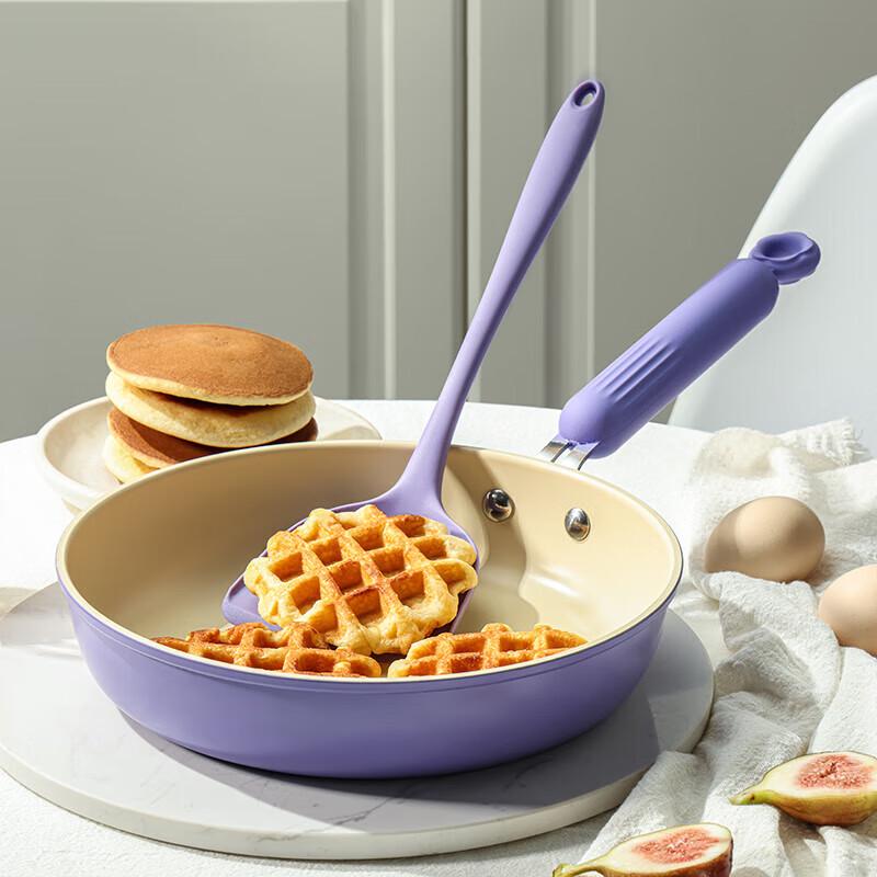 Hermander 24cm Non-Stick Frying Pan & Silicone Spatula Set