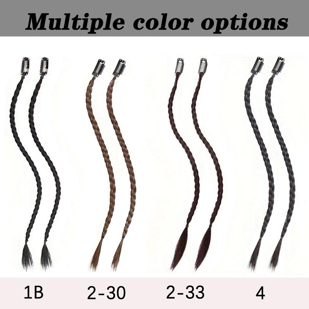 Синтетические косы на заколках для наращивания волос, косы, длинные хвостики, шиньоны для женщин и девочек, повседневное использование в косплее
