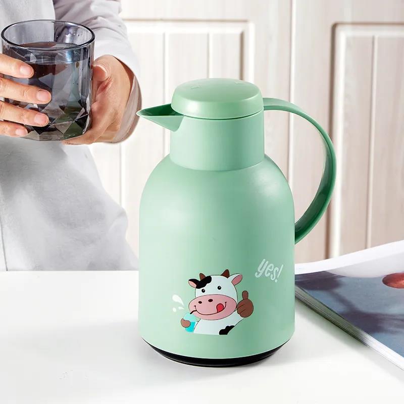 Insulation Pot Home Office Large-capacity Vacuum Thermos Portable Glass Liner Insulation Kettle Water Bottle