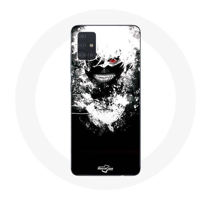 Coque de protection - Maniacase - Samsung Galaxy A51 5G - Anime Tokyo Ghoul - Souple - Noir