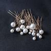 Hairstyle Hairstyle Tools Headdress Wedding Headwear U-shaped Hairpin Bridal Tiara Pearl Hairpin