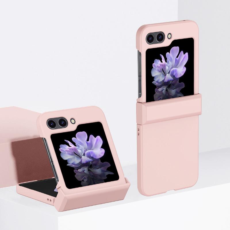 Складной чехол для ПК с защитой от падения для Samsung Galaxy Z Flip 5 5G Flip4 Flip5 Flip 4 3 Flip3 Zflip3 Zflip5, чехлы без отпечатков пальцев