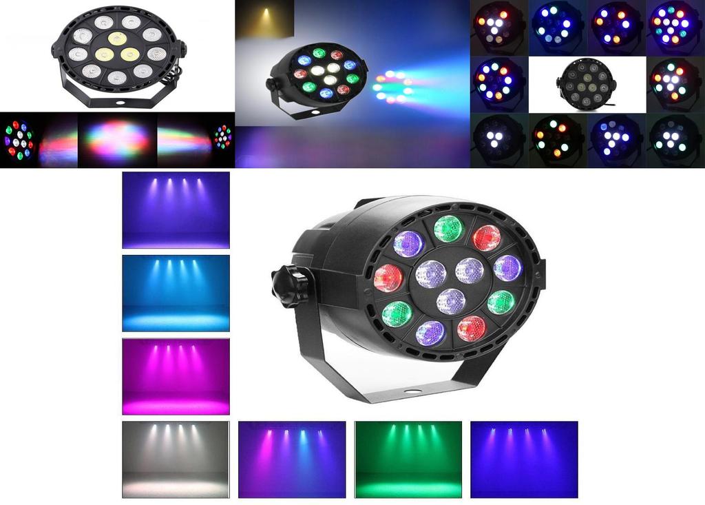 Light Stage Par 18led Rgb Led Disco Dj Lighting 8 Ch Dmx512 Strobe Lighting Juf