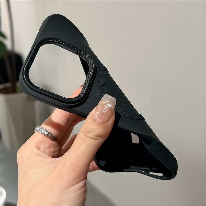 For For Iphone 16 Pro Max   Magnetic Lens Holder Stand Phone Case For For Iphone 11 13 14 15 Plus 17 Air Protective Cover