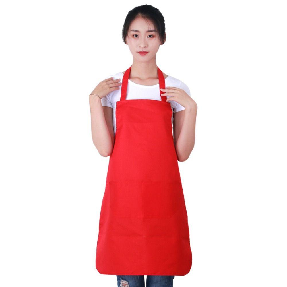 Sleeveless Chef Apron Waterproof Cooking Baking Apron Cute Kitchen Cleaning Apron Home Kitchen