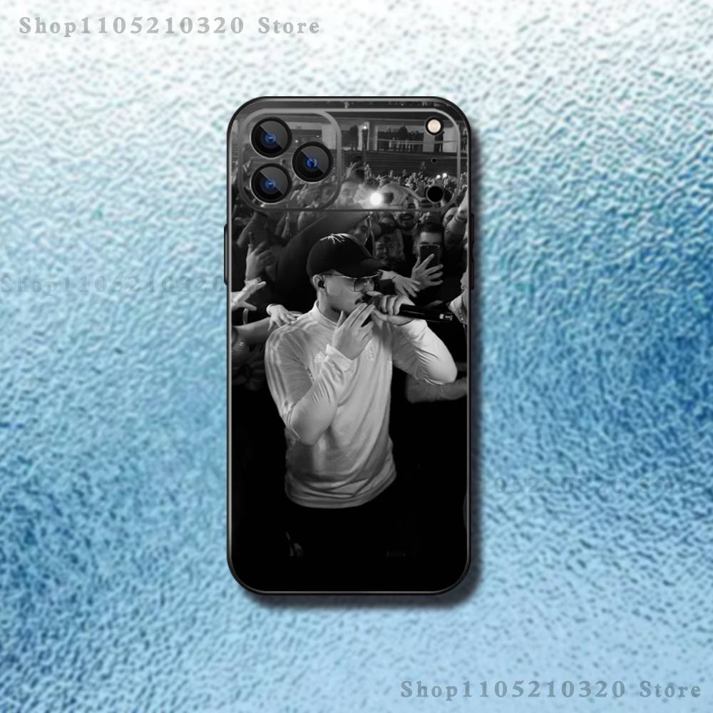 Singer D-Dellafuente Phone Case For iPhone 17,16,15,14,13,12,11 ,Pro Max,XS,X,XR,SE,Mini,8,7,Soft Silicone Black Cover
