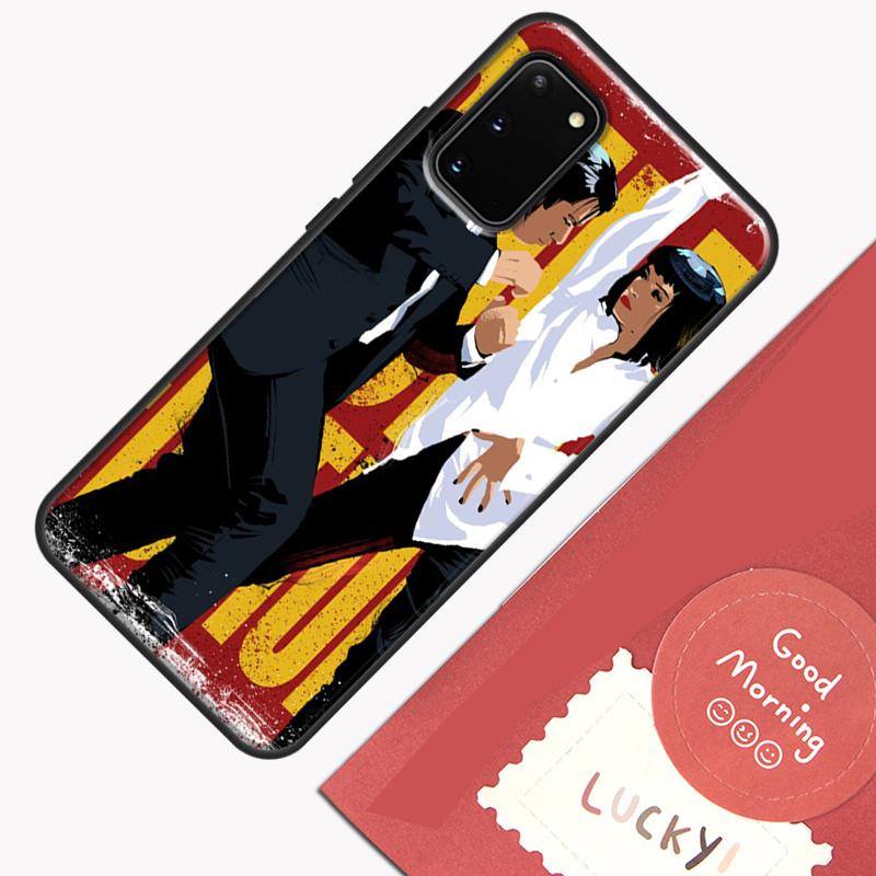Чехол для телефона Pulp Fiction Dancing для Samsung Galaxy S24 S26 Ultra S20 S21 S22 S23 S25 Plus S10 S25 FE Защитный корпус