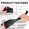 2PCS New Car Seat Gap Filler with 2 Storage Areas, Stylish Car Seat Gap Storage for Stabilizing Phone, Keys Wallet, Universal C