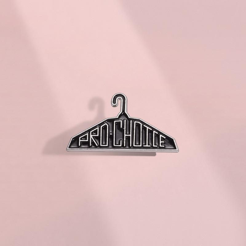 Hanger Unique Black Design Metal Brooch Pin Featuring Cute Cartoon Characters For Trendy Fashion