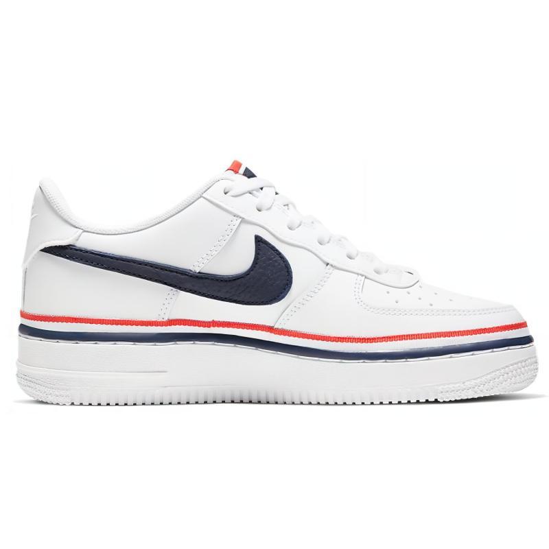 Nike Кроссовки Air Force 1 LV8 1 'White Concord' Gs CW0984-100