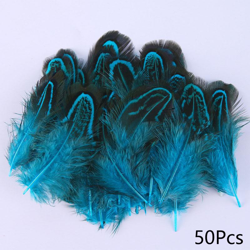 50 шт DIY Craft Jewelry Accessories Natural Feather 4-8 см Crafts Handmade Materials Clothes Bags Sheeting Decoration