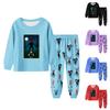 Children's Fashion Suit Skirt Round Neck Long Sleeve Top Pants