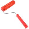 Housoutil Grain Pattern Paint Rubber Textured Pattern Roller with Handle for DIY Wall Decoration Roller, Material,