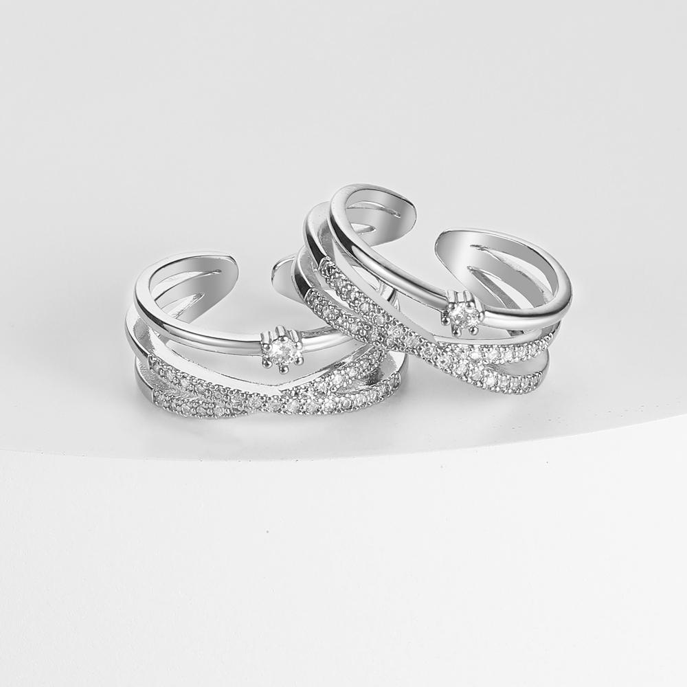 Модное одинаковое кольцо для пары, очаровательное темперированное полое кольцо, ювелирное изделие, кольцо для девушки, роскошное элегантное открытое кольцо