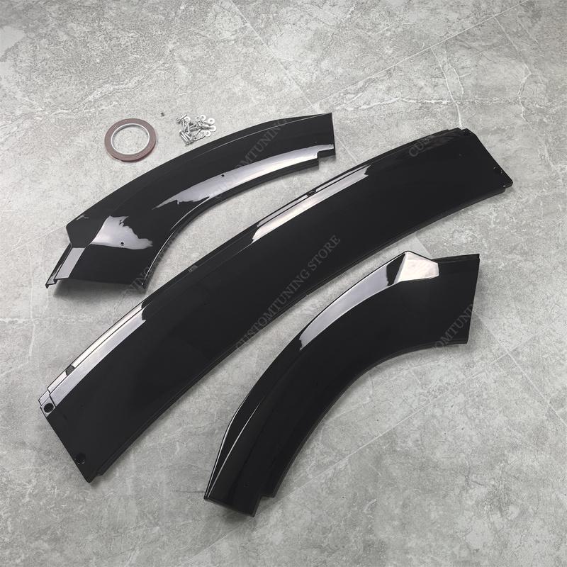 Car Front Bumper Lip Spoiler Splitter Diffuser For Seat Leon MK2 2.5 FR Cupra 2010-2012 Facelift Air Blade Bodykits Tuning