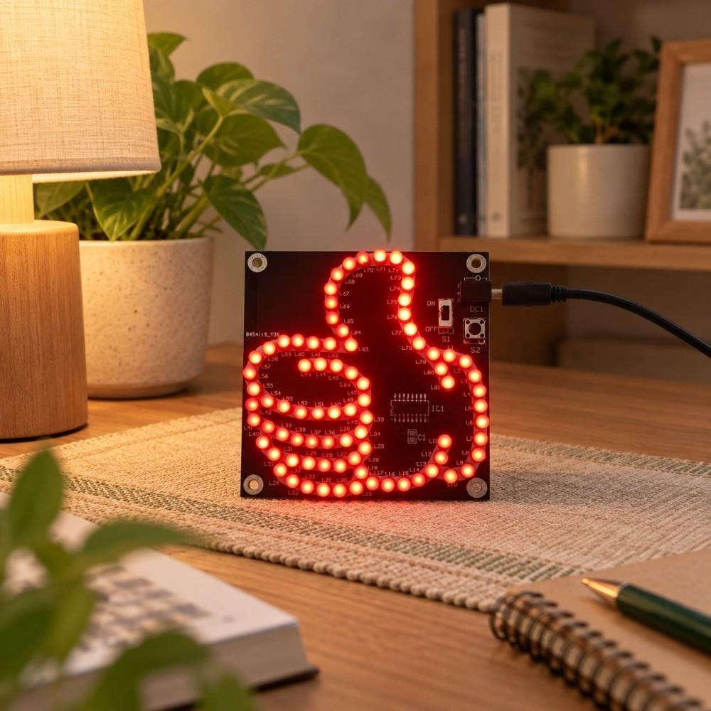 Light-Emitting Diode Flowing Light Kit Soldering Practice DIY Electronic Kit LED Production Kit